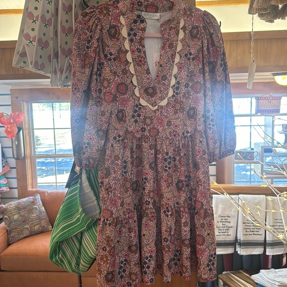 Smith & Quinn Tunic Neck Dress Size Small